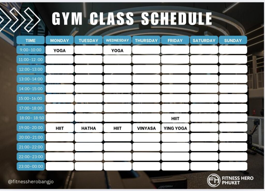 Gym-Schedule